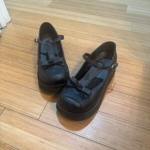 Women’s 11 Demonia black MaryJanes.